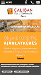 Mobile Screenshot of forditoirodapecs.hu